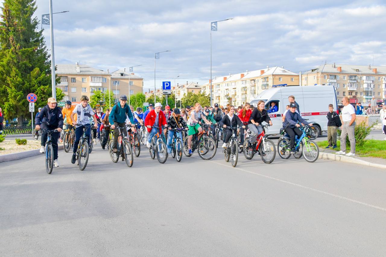 В Южноуральске прошел велопробег